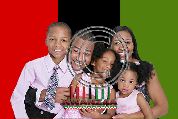 Kwanzaa Flag with models (not in photo) - 400