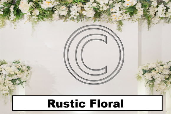 Backdrop Rustic Floral - 415