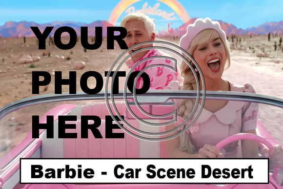 Stars Barbie Car Desert Scene - 427