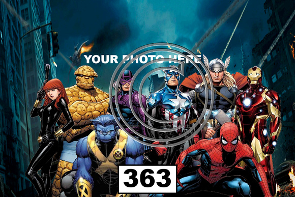 363 - Cartoons Marvel Superheroes 4x6