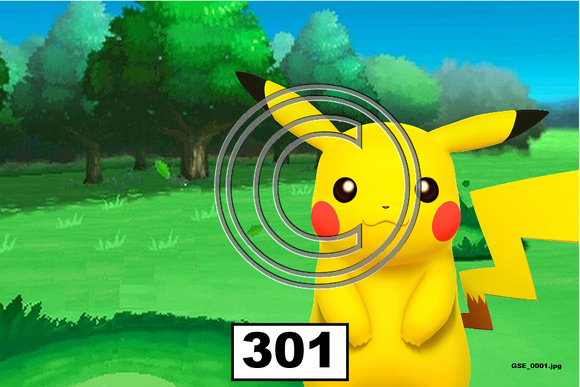 Cartoons Pikachu - 301
