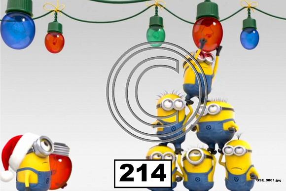 Christmas Minions Lights - 214