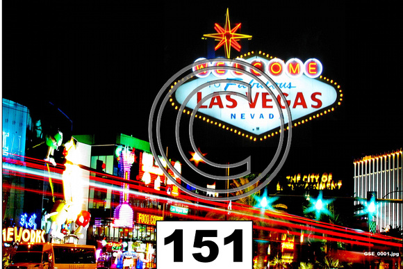 Places Las Vegas Strip Sign - 151