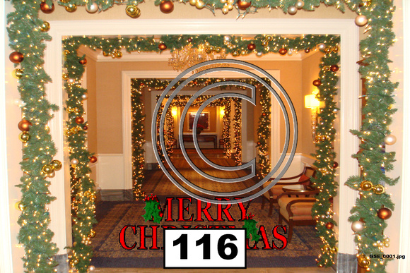 Christmas Hallway Merry Christmas -116